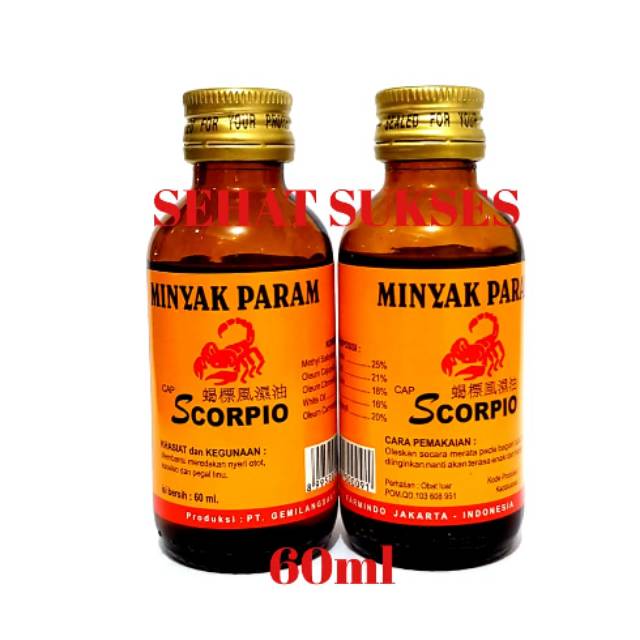 Minyak Param 60ml - Cap Scorpio