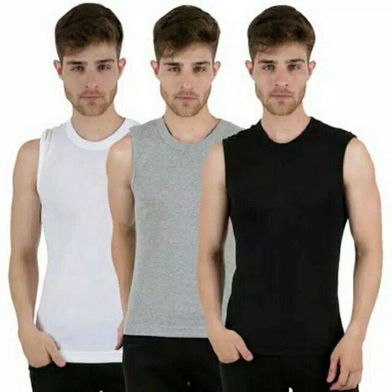 1pc Singlet Agree Pria-Singlet Pria Dewasa Agree-Oblong Pria Dewasa Lengan Kutung