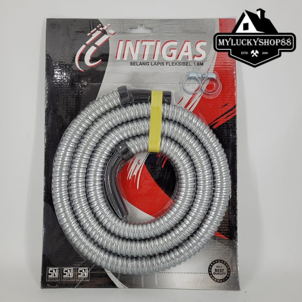 Intigas Selang Gas Flexible 1.8 Meter Fleksibel Flexibel Inti Gas 1.8M