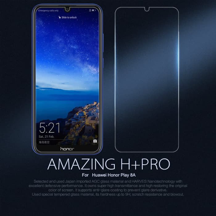 HUAWEI Honor Play 8A Tempered Glass NILLKIN AMAZING H+ Pro