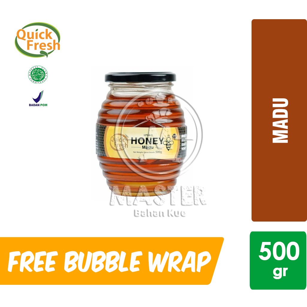 

Quick Fresh Honey / Madu Murni Asli [Toples Kaca 500gr]