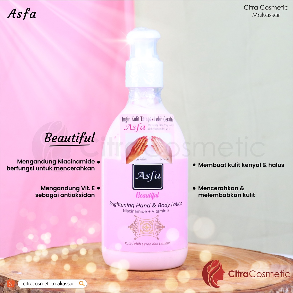 Asfa Brightening Body Lotion 300 Ml Series