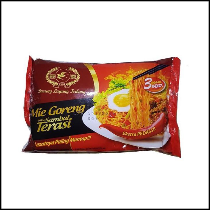 

Hot Hot Promo Burung Layang Terbang Mie Goreng Rasa Sambal Terasi 100Gr