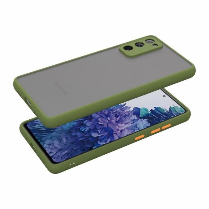 CASE SAMSUNG S20 FE AERO FROSTED CAMERA PROTECTION CASING S20FE - HITAM, SAMSUNG S20 FE