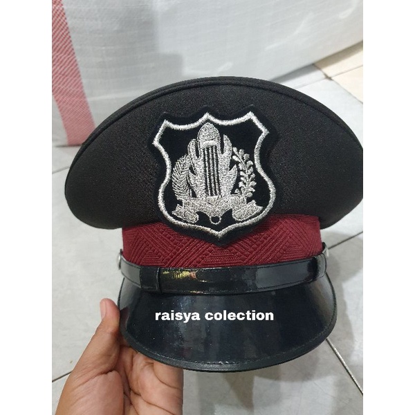 topi pet satpam terbaru / topi pet security terbaru
