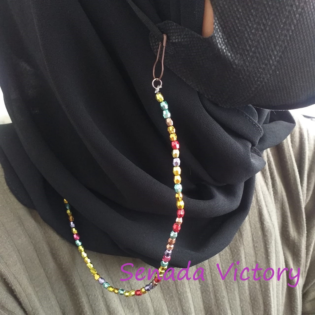 Senada Victory Tali Masker Manik Kalung Masker Konektor Masker