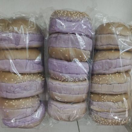 

Roti Burger Besar Ungu Isi 5