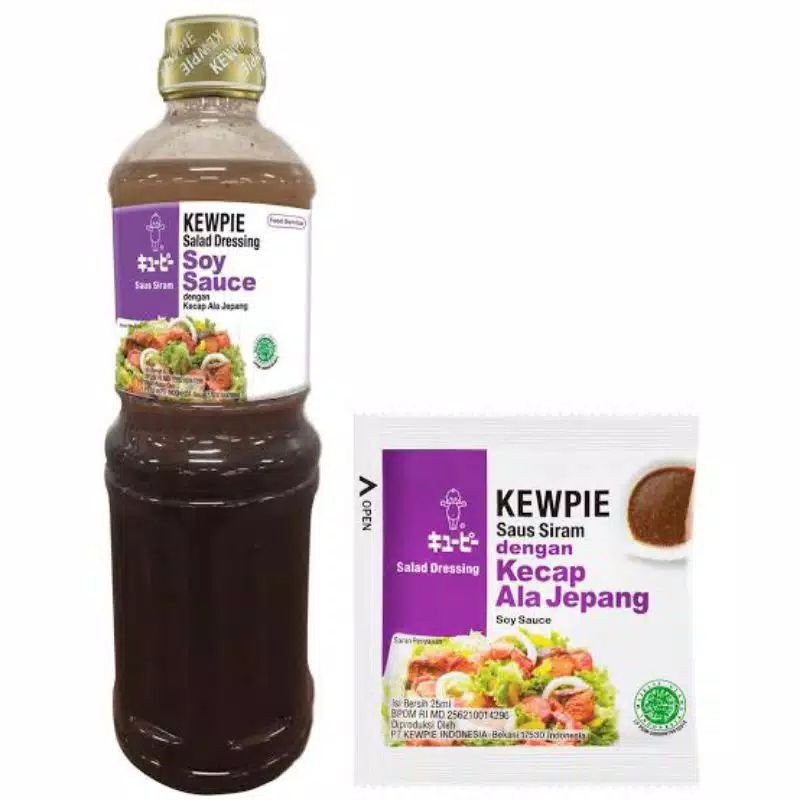 Kewpie Salad Dressing Soy Sauce 1 Liter | Saus Salad Kecap Ala Jepang | Japan Soy Sause