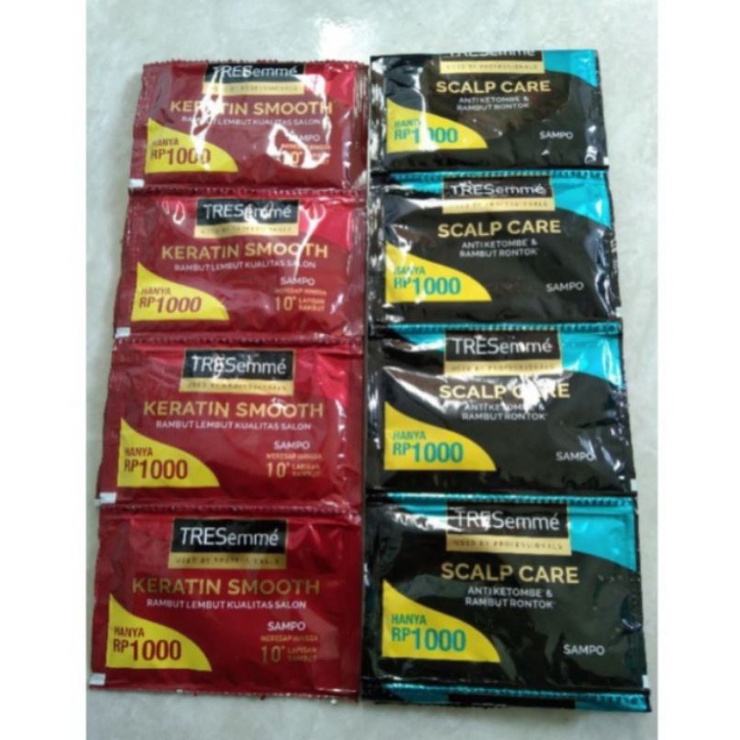 Tresemme Sampo Anti Ketombe & rambut rontok sachet 12 x 9ml