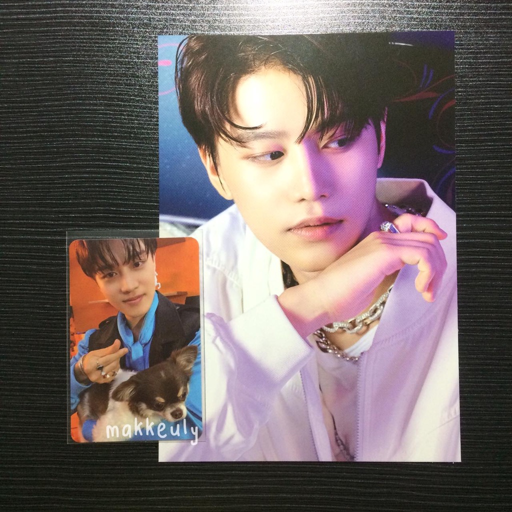 pc + postcard taeil sticker photobook