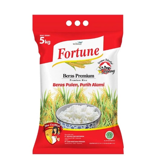 

978Eq0010W Fortune Beras Premium 5 Kg W5Q40112