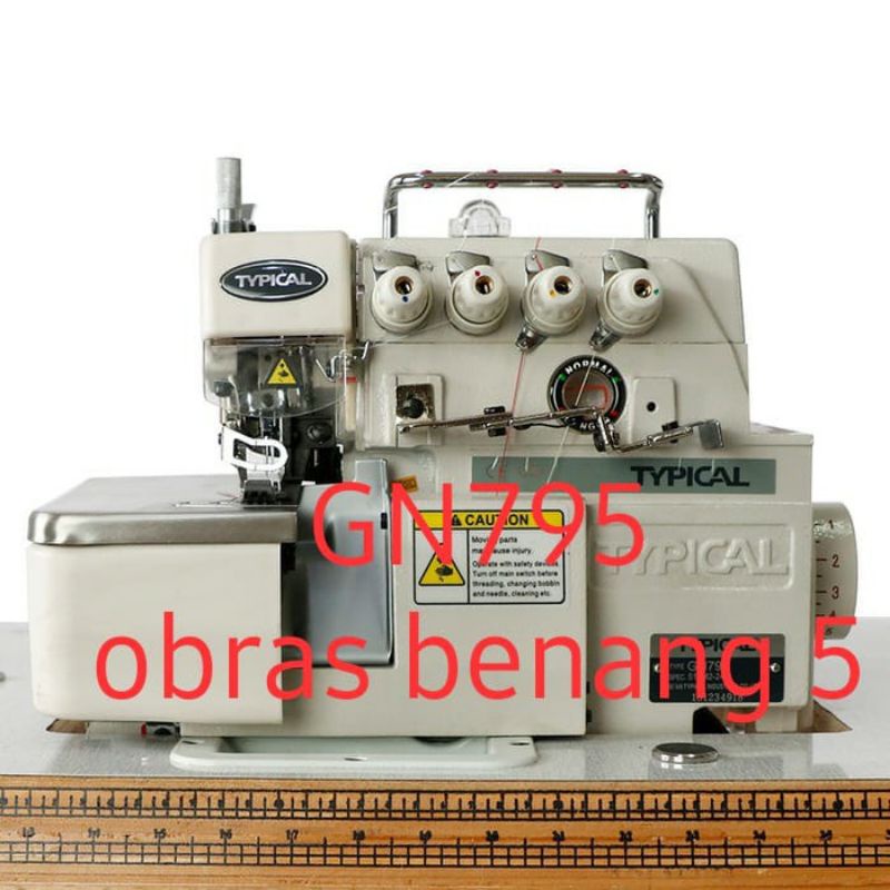 Original Termurah | Mesin Obras Typical 5 Benang GN795 / Mesin Obras Industri