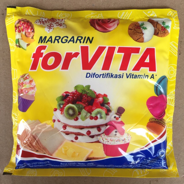 

Forvita Sachet / Margarine 200gr