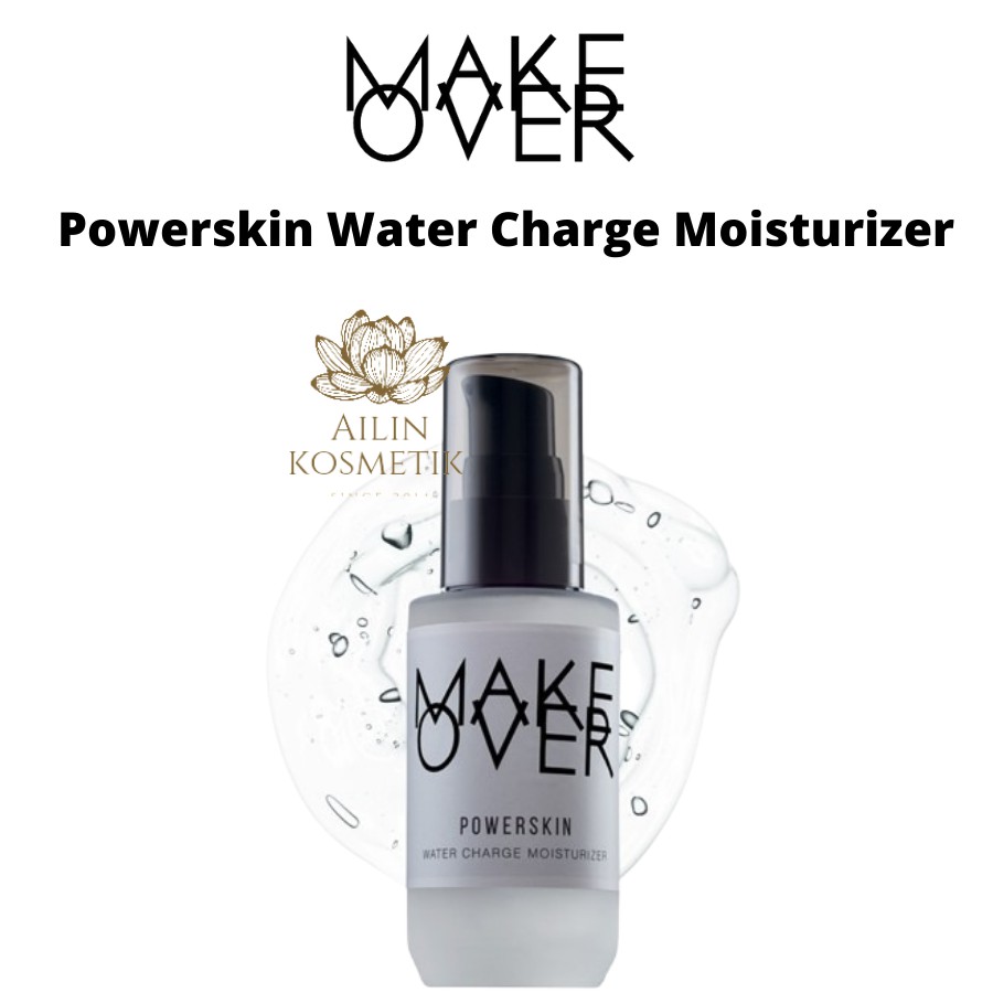 MAKE OVER Powerskin Water Charge Moisturizer 42ml | Makeover Pelembab Wajah BY AILIN