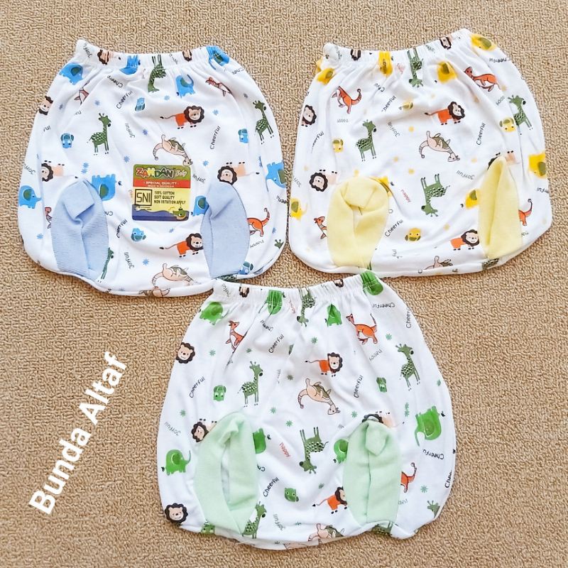 3 pcs Celana Pop Bayi  Zahdan SNI / Celana Bayi Kacamata [ Bunda Altaf ]