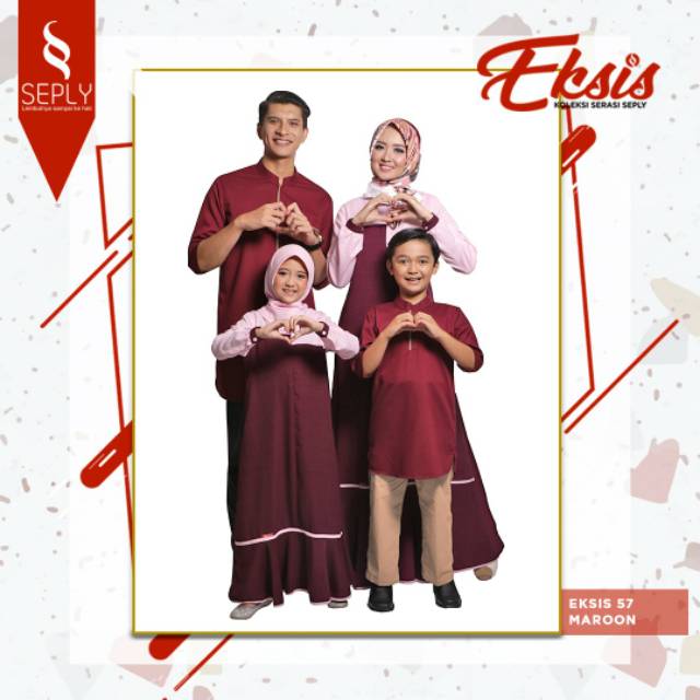 Seply eksis 57 maroon/Gissel 140 maroon