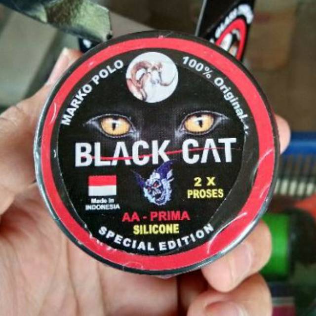 GELASAN SENAR ADUAN LAYANGAN BLACK CAT Dan MASCOT ORI 2X PROSES 022