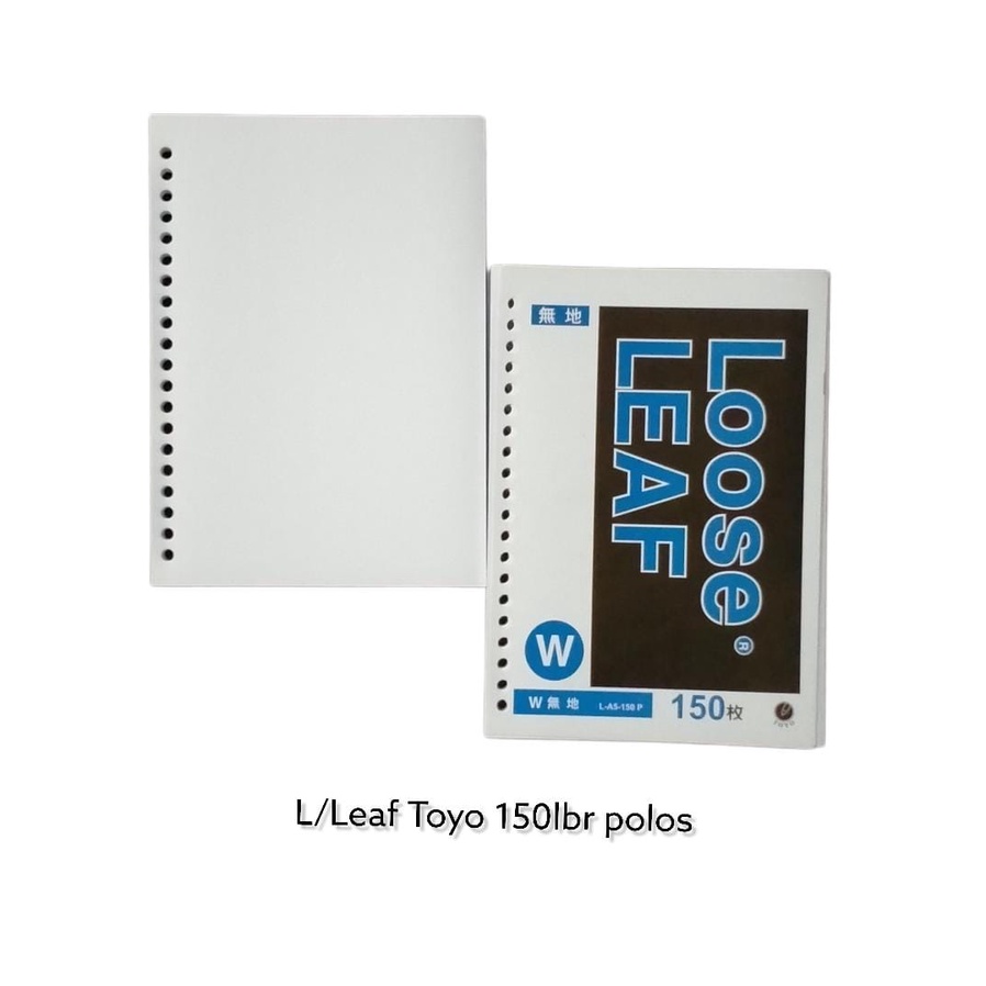 

KERTAS BINDER NOTE LOOSE LEAF A5 20 RING LUBANG POLOS ISI 150 LEMBAR