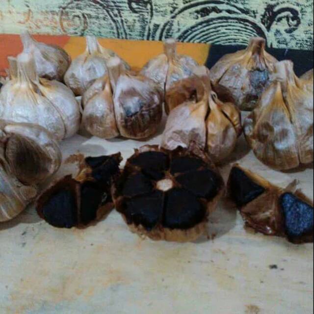 500gr BGK blackgarlic kating bawang hitam black garlic biasa obat herbal bronkitis miom kista tbc