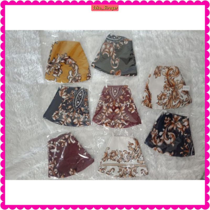 MASKER KAIN 3 LAPIS 3 PLY ADEM BAHAN KATUN TERMURAN MOTIF SULTAN TIEDYE VIRAL KEKINIAN
