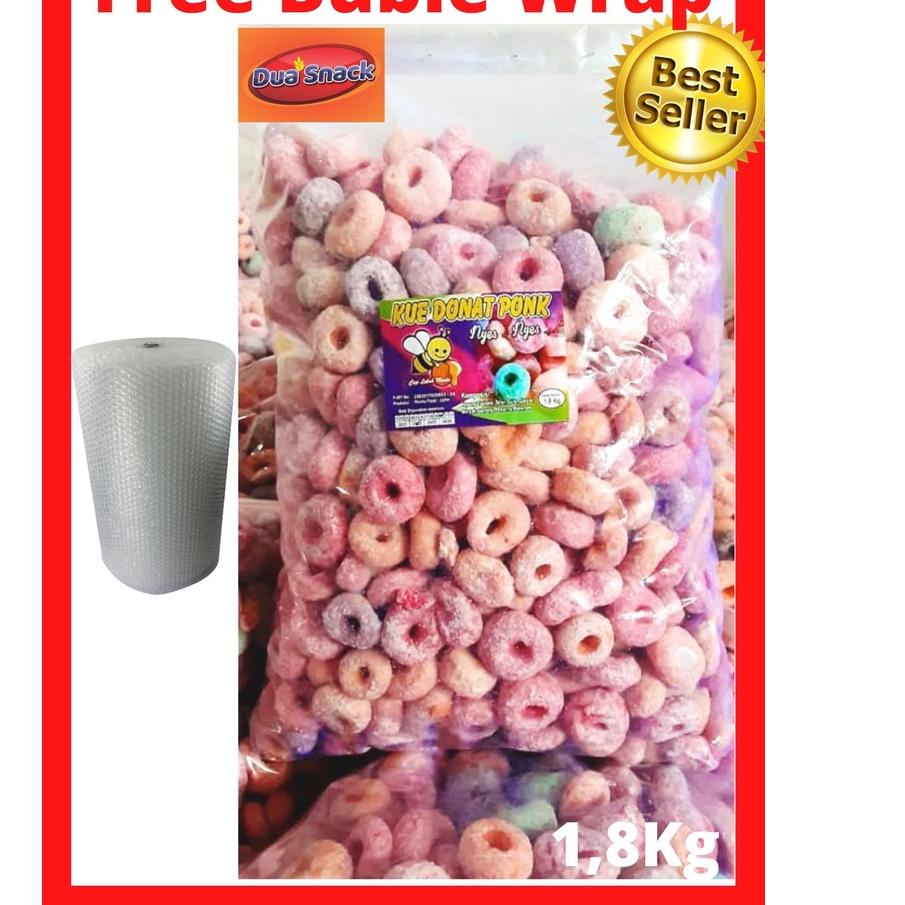 

Terlaris Today Makanan Ringan Kiloan Donat Gabus Warna Warni 1800 gram Enak Renyah Manis Disukai Anak-Anak dan dan Dewasa serbuuu !