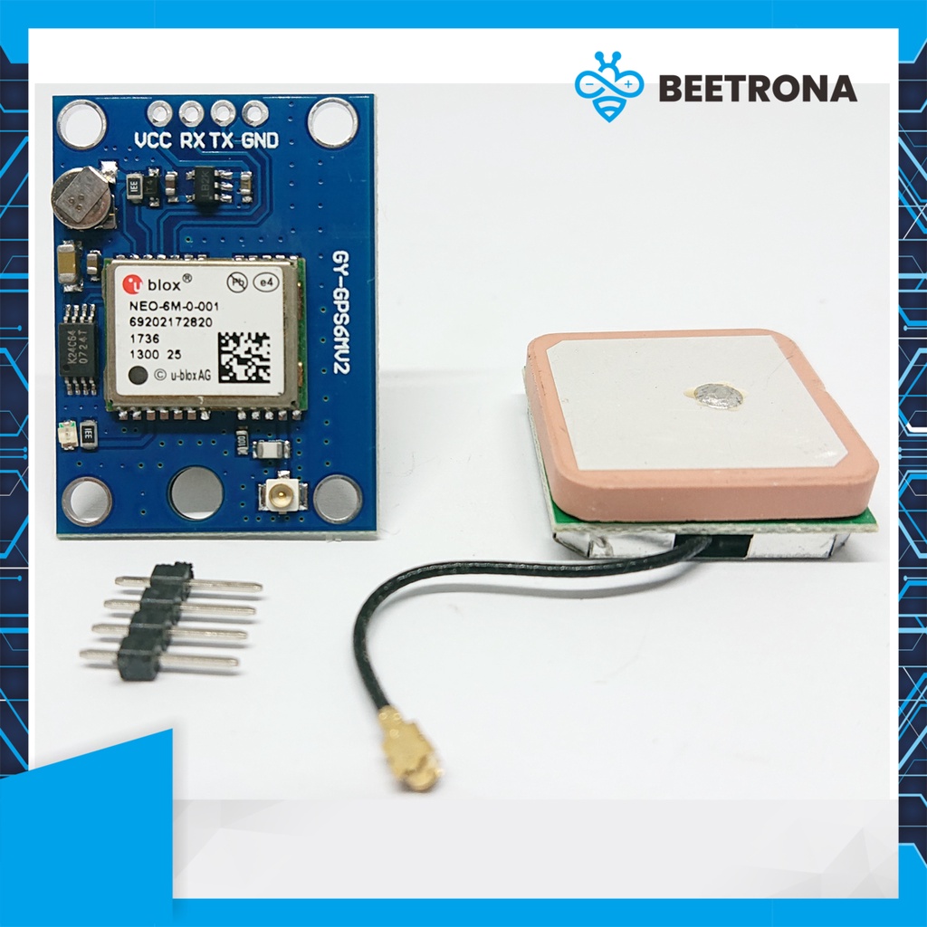 Jual GPS Module GY-NEO6M V2 Ublox Serial GPS for Arduino | Shopee Indonesia