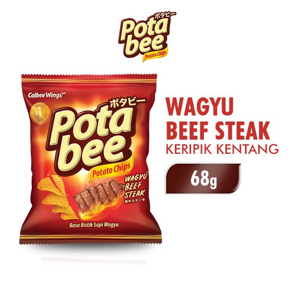 

Potabee Keripik Kentang Wagyu Beef Steak 68 gr