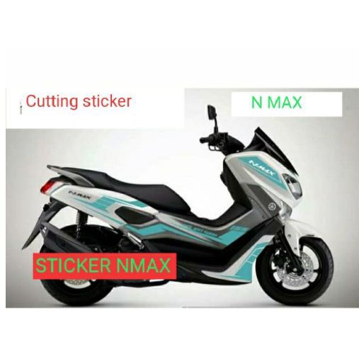 STRIPING CUTTING STICKER NMAX Ice blue 05