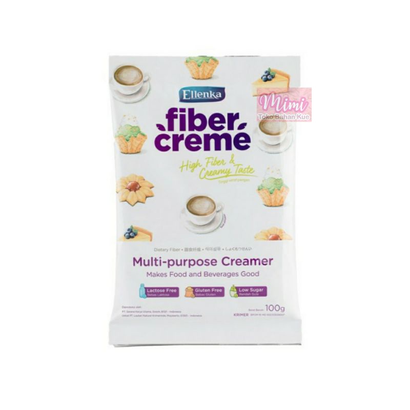 

Fiber Cream 100gr Sachet Santan Krimer