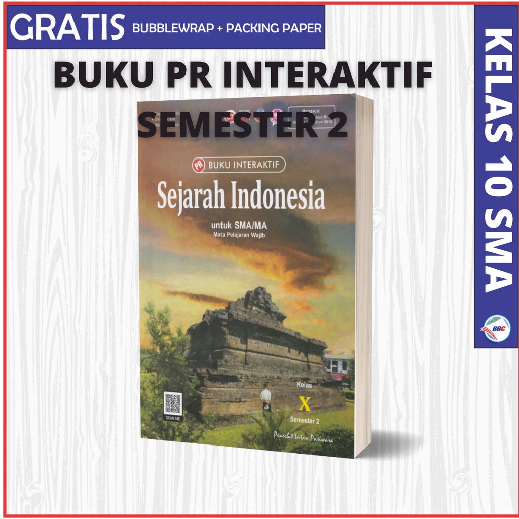 BUKU PR/LKS INTERAKTIF SEJARAH INDONESIA WAJIB SMA KELAS 10 INTAN PARIWARA