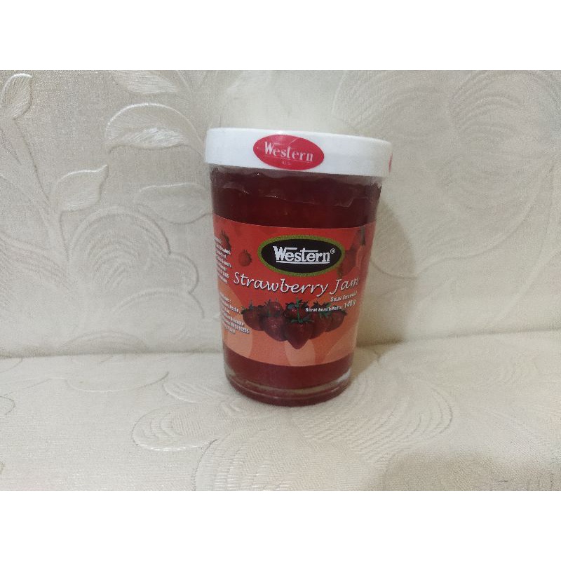 

WESTERN STRAWBERRY JAM 100 GRAM / WESTERN MULBERRY JAM 140 GRAM / SELAI STRAWBERRY WESTERN / SELAI WESTERN / WESTERN SELAI / SELAI BUAH / SELAI