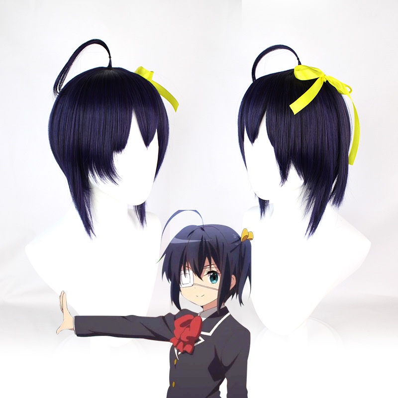 LOL-74 wig takanashi rika chuunibyou rikka rambut palsu cosplay karakter anime