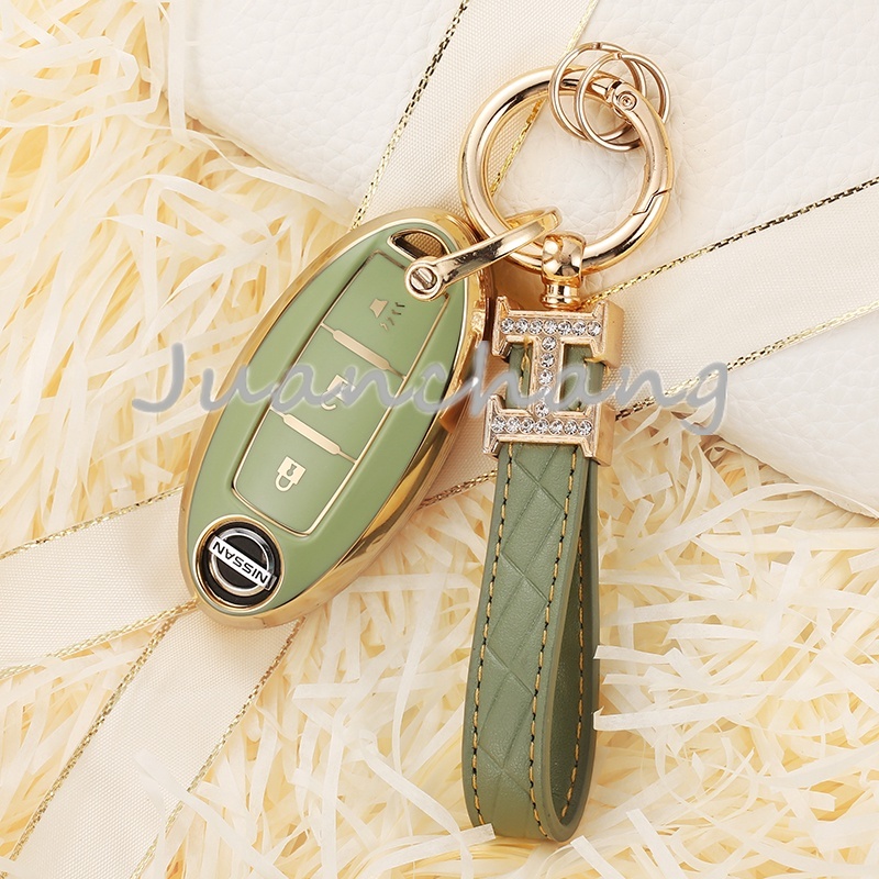 Casing Kunci Remote Mobil Bahan TPU Untuk Nissan Qashqai X-Trail T32 T31 Juke J10 J11