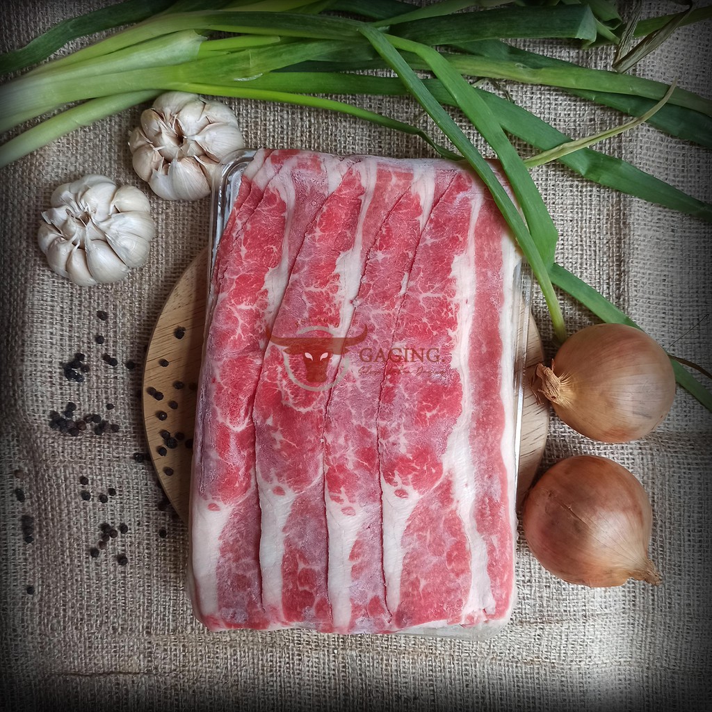 

Daging Sapi Slice Shortplate (USA) / Beef Slice Yoshinoya -Lampung-