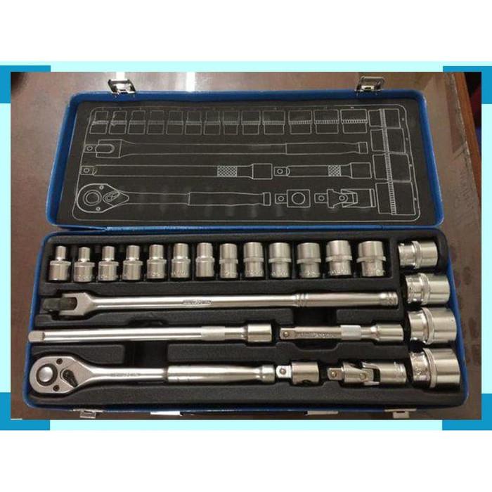 MULTIPRO SOCKET SET 24PCS 1/2 INCH KUNCI SOK SHOCK 8-32MM