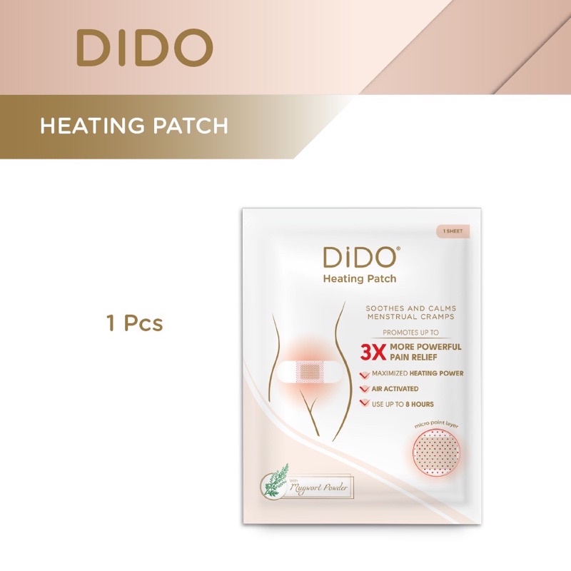 Dido Heating Patch Pereda Nyeri Menstruasi Haid Plester Koyo Hangat Perut Mengatasi Dilep Mens