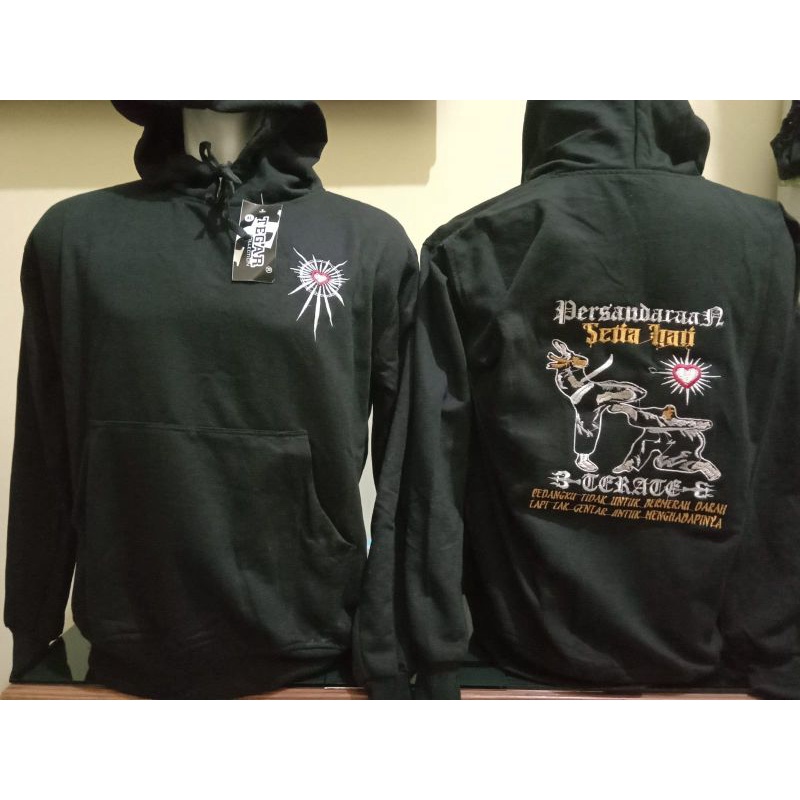 Jaket Hoodie PSHT Sweater PSHT Jaket Blusuk PSHT Jaket Bordir motif-JAKET HOODIE HODIE HODI PSHT SH 