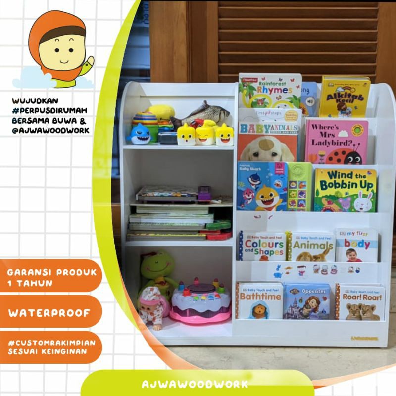 BEST SELLER ARKA SNOW WHITE Rak Buku dan Mainan BEST SELLER ARKA SNOW WHITE Rak Buku dan Mainan