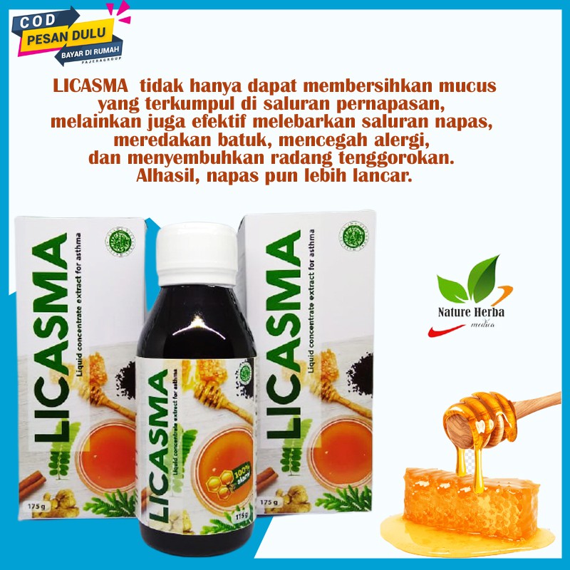 Jual Obat Asma Licasma Tbc Sinusitis Polip Paru Paru Perokok Batuk