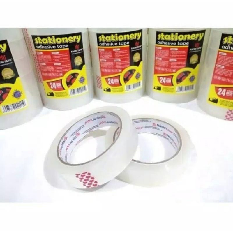 

(MURAH) ISOLASI LAKBAN BENING NACHI 24mm x 100yard