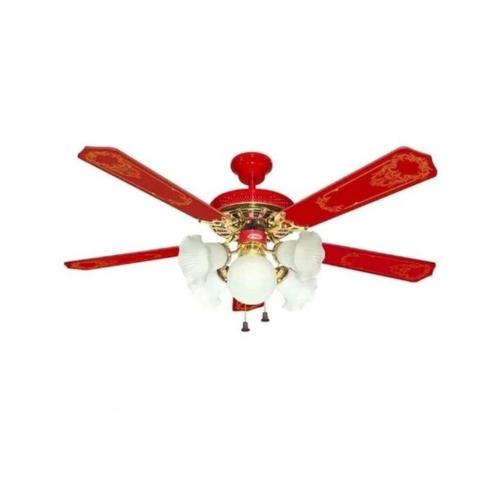 Maspion MCF52-205 Red CF 111 52 Inch Merah Kipas Angin Ceiling Fan