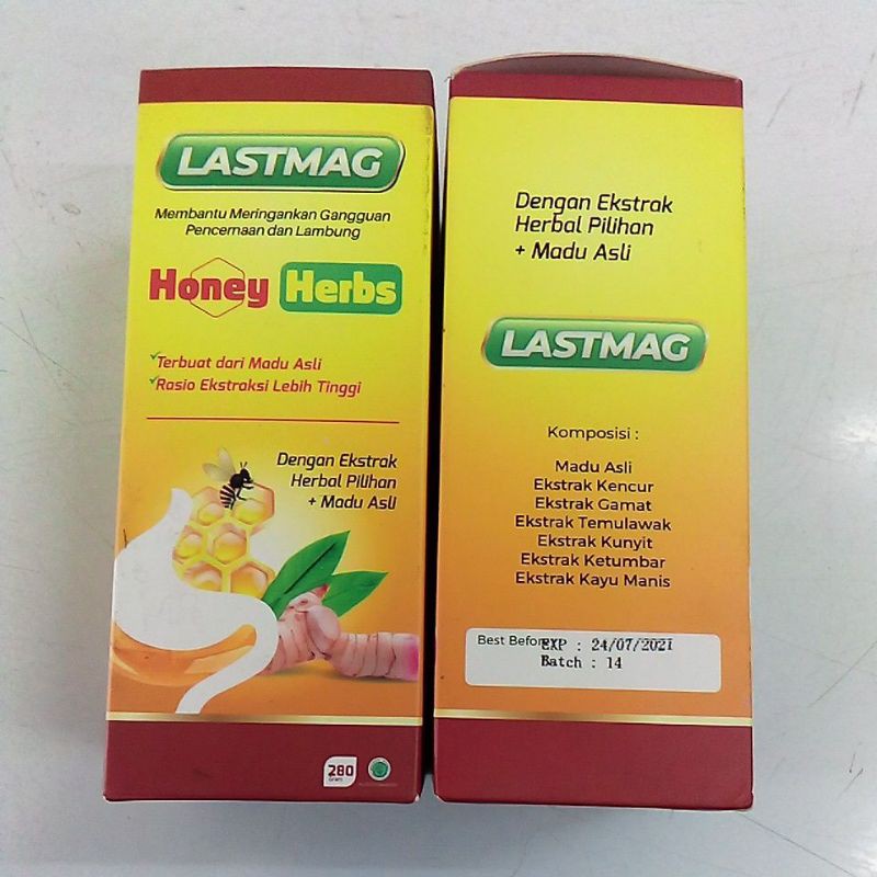 

Madu Lastmag 280 gr