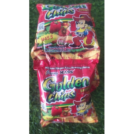 

GOLDEN CHIP rasa bawang - 10pcs