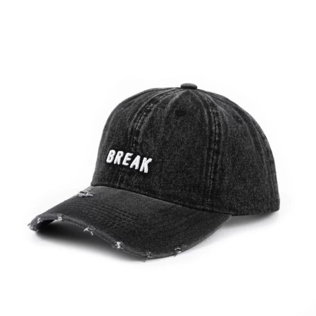 Topi Pria Distro BREAK Jeans Denim Original Impor 2024//Topi Baseball Jeans Pria Wanita Premium