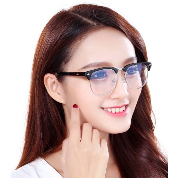 KACAMATA GAYA KOREA ANTI RADIASI UNISEX+box