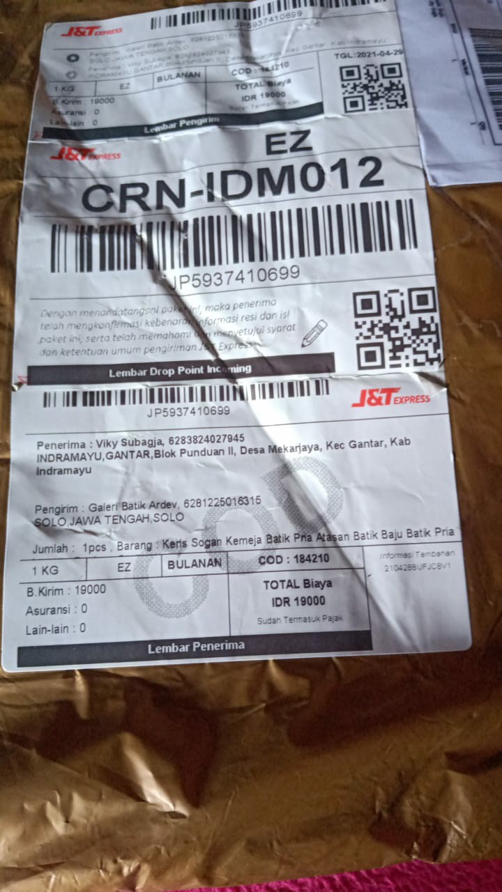 Keris Sogan Kemeja Batik Pria Lengan Panjang Batik Pria Lengan Panjang Kemeja Batik Pria By Gba