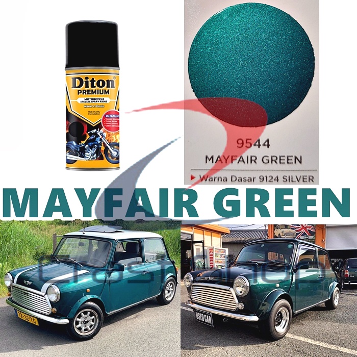 Cat Pilox Diton Premium Mayfair Green 9544 Warna Hijau Gelap Tua Metalik pilok pylox pylok