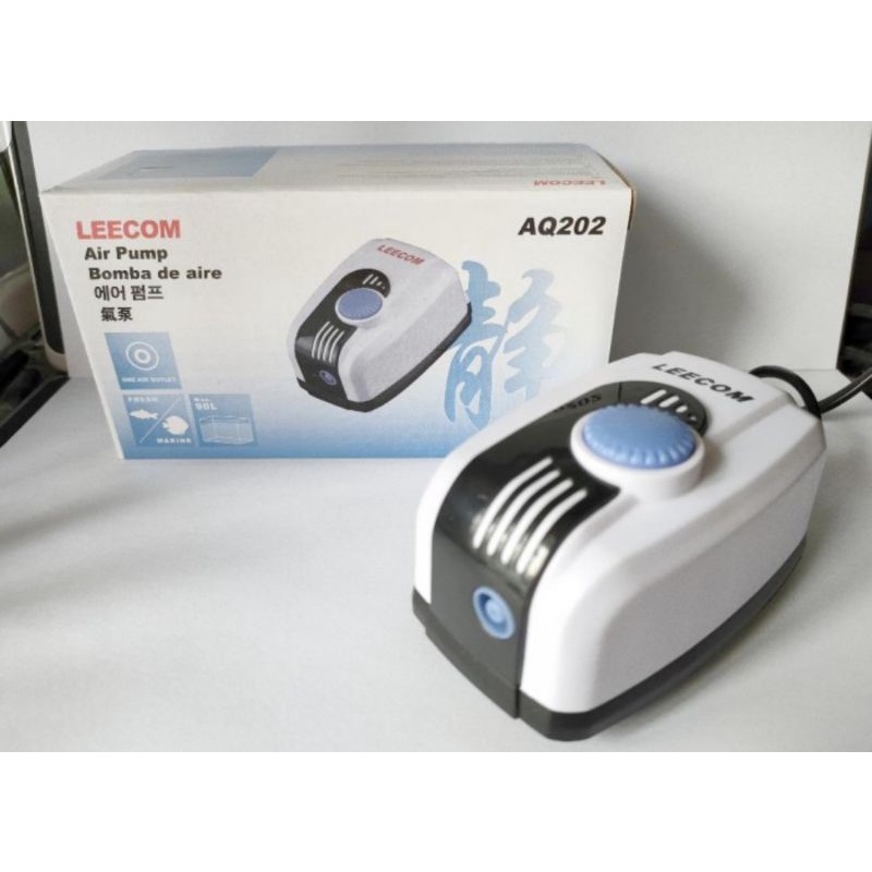 Leecom AQ202 aerator aquarium 1 lubang gelembung udara aquarium AQ 202