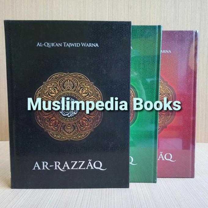 

Alquran Arrazzaq Jumbo Uk A3, Alquran Manula Ar-Razzaq Tajwid Warna