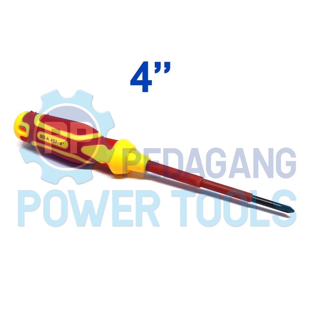 ATS OBENG LISTRIK AC 4 INCH PLUS GAGANG KARET ELECTRIC SCREWDRIVER